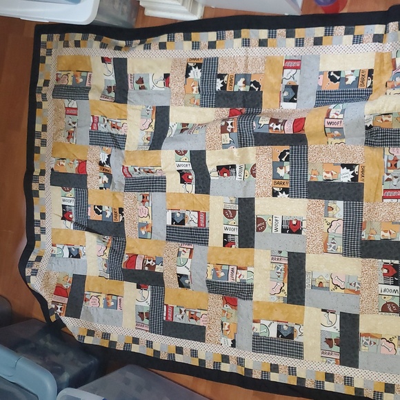 Handmade Dog Picnic Quilt - Picture 4 of 4